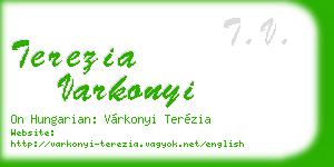 terezia varkonyi business card